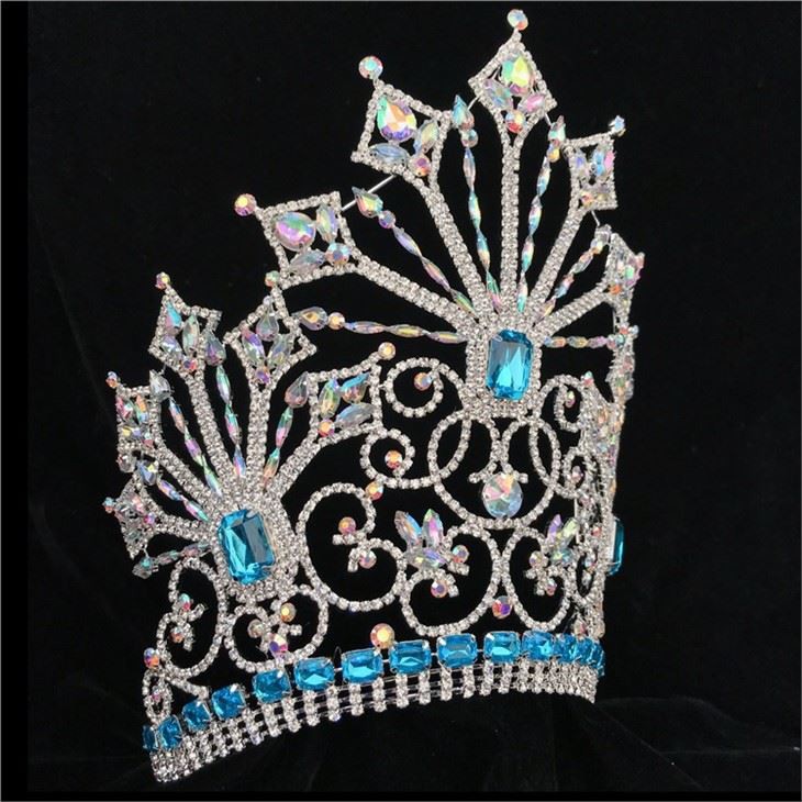 Rhinestone Beauty AB Stones Crowns And Tiara